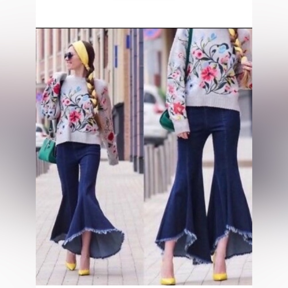 Zara flare jeans